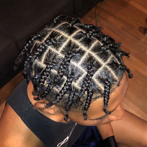 how to braid mens hair short|short hair box braids men.